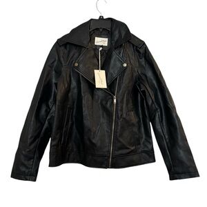 Universal Thread Faux Leather motorcycle‎ Jacket size S